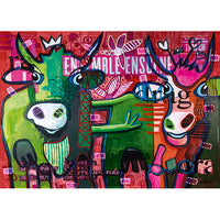 Bovins frais: vaches rayées (1000 pc)