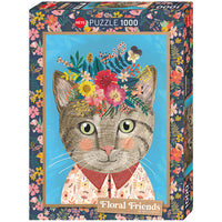 Floral Friends - Pretty Feline, Mia Charro (1000pcs)