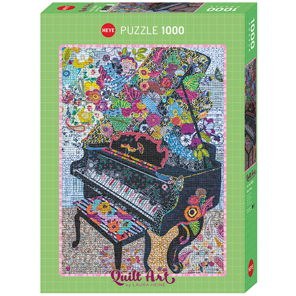 Quilt Art - Sewn Piano, Laura Heine (1000pcs)