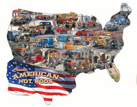 Hot Rod U.S.A.!, Larry Grossman/JQ Licensing (Shaped Puzzle)