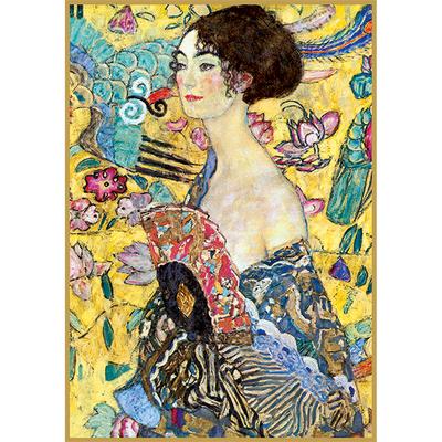 Lady With A Fan, Klimt