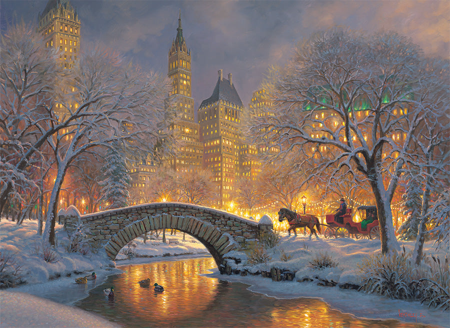 PFG L'hiver dans le parc, Mark Keathley (1000 pièces) (État/Occasion - PUZZLES FOR GOOD)