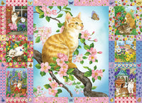 Blossoms and Kittens Quilt