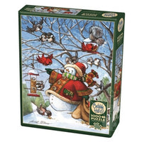 Frosty nourrit ses amis