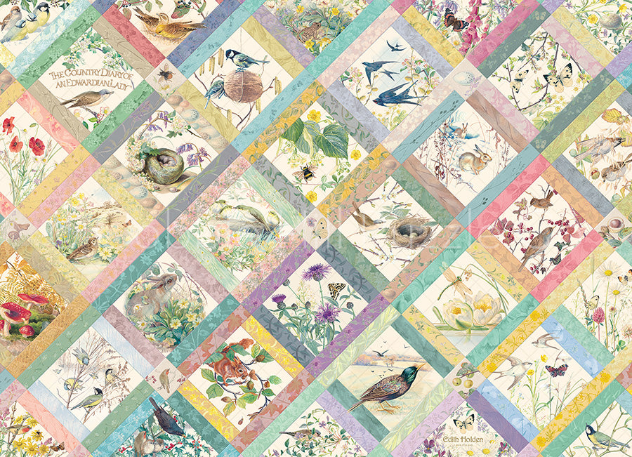 Country Diary Quilt, Edith Holden (1000pcs)