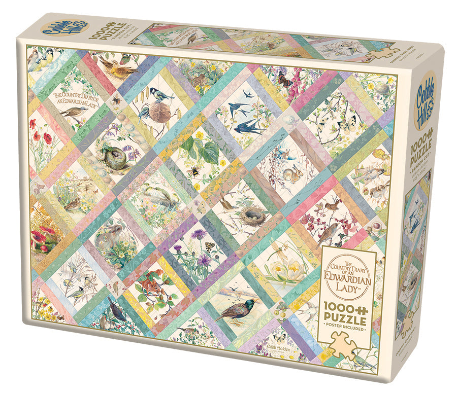 Country Diary Quilt, Edith Holden (1000pcs)