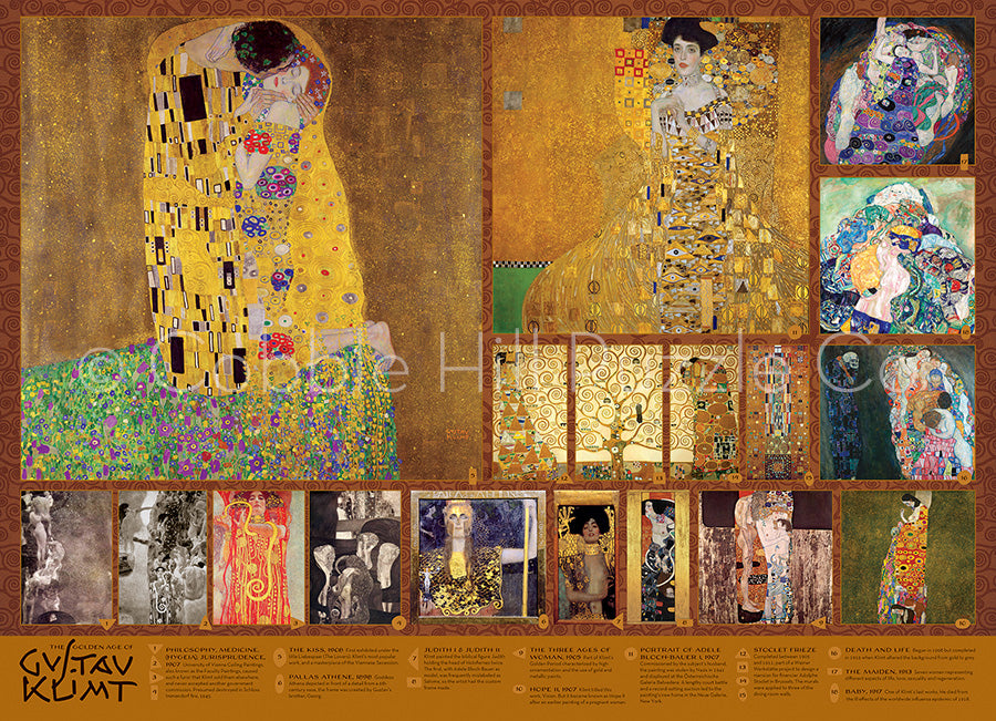 The Golden Age Of Klimt, Gustav Klimt (1000pcs)