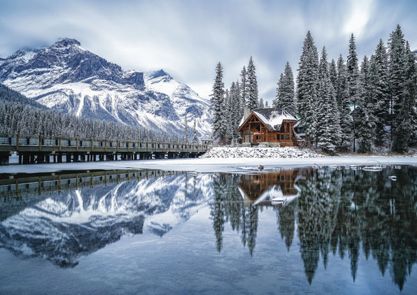 Buy Emerald lake, british columbia Puzzle | Jigsaw Jungle