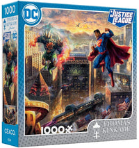 PFG Justice League - Superman: Man of Steel, Thomas Kinkade (1000pcs) (utilisation / utilisée - Puzzles pour de bon)