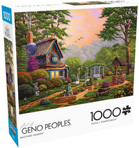 Jardin de l'arrière-cour, peuples génos