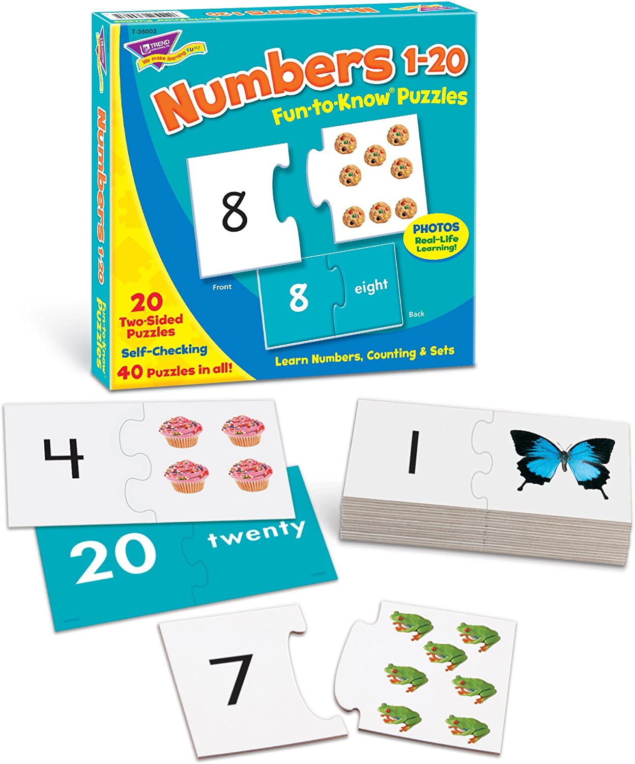 PFG Numbers 1-20 Fun-to-Know Puzzles (Usage/Used - PUZZLES FOR GOOD)