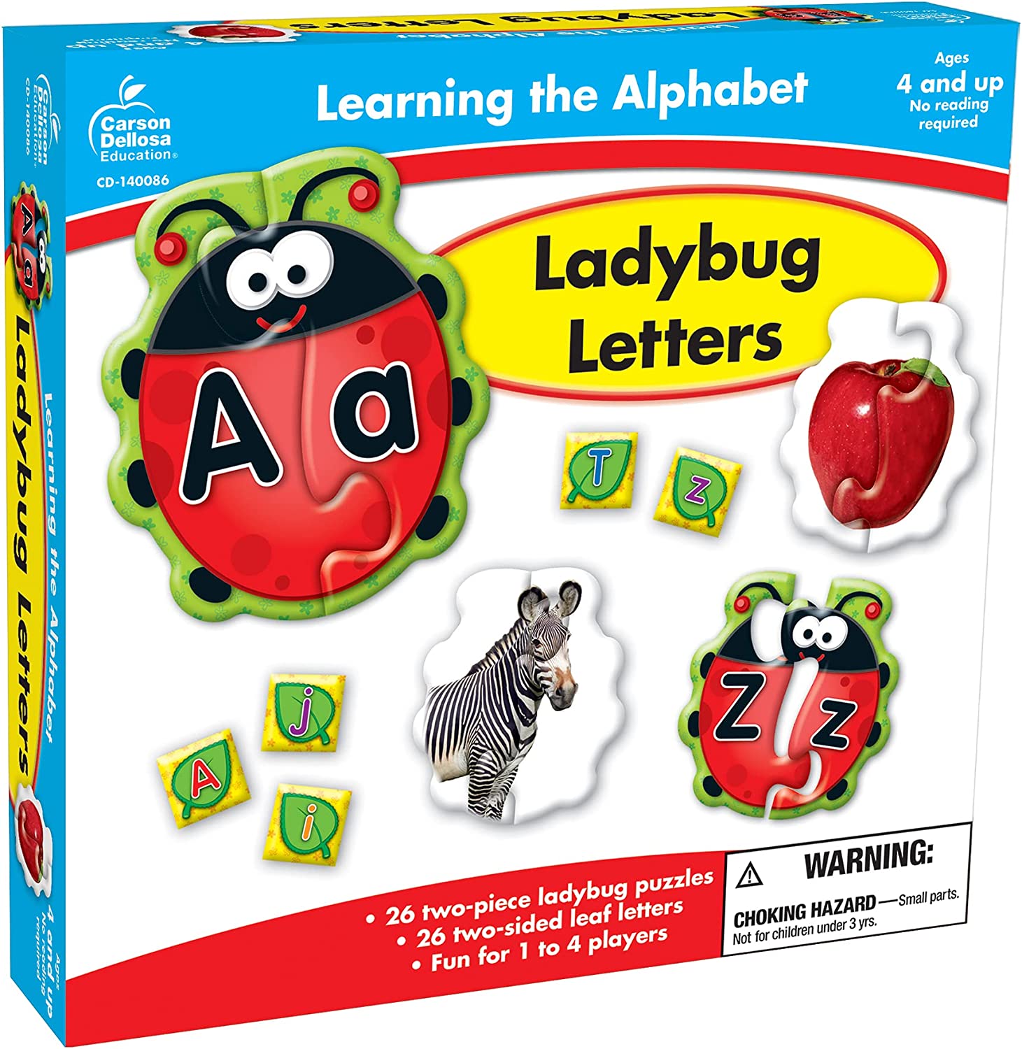 PFG Ladybug Letters - Learning the Alphabet (Usage/Used - PUZZLES FOR GOOD)