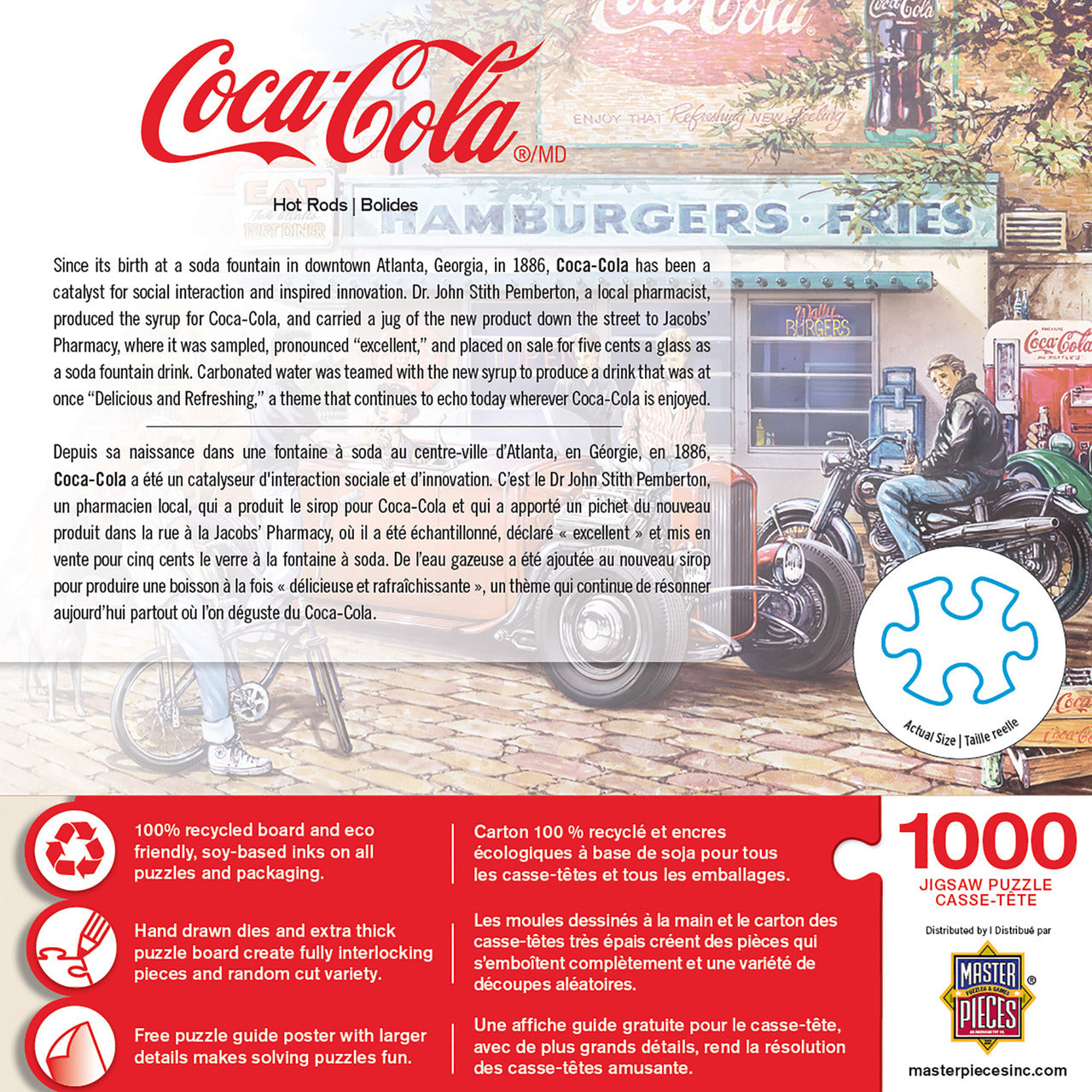 Coca-Cola Hot Rods, 1000pcs