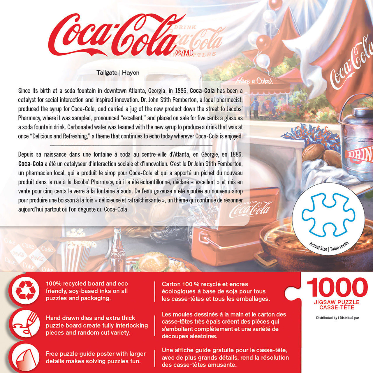 Coca-Cola Tailgate, 1000pcs