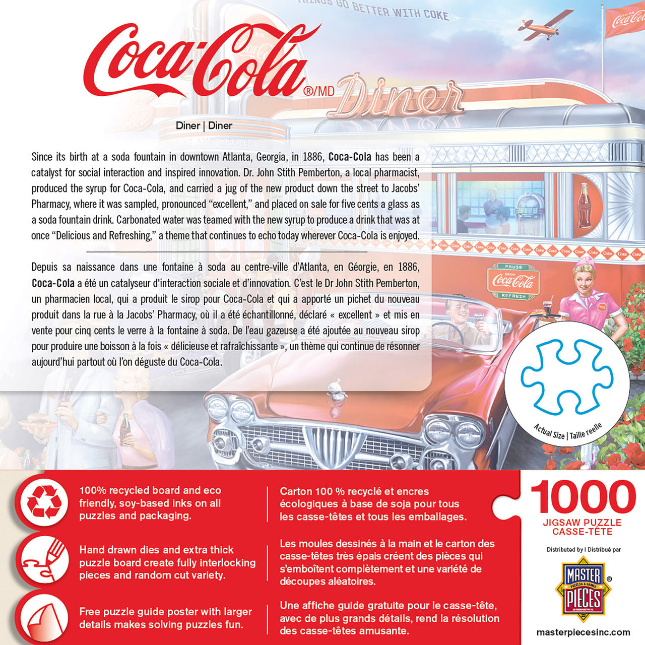 Coca-Cola Diner, 1000pcs