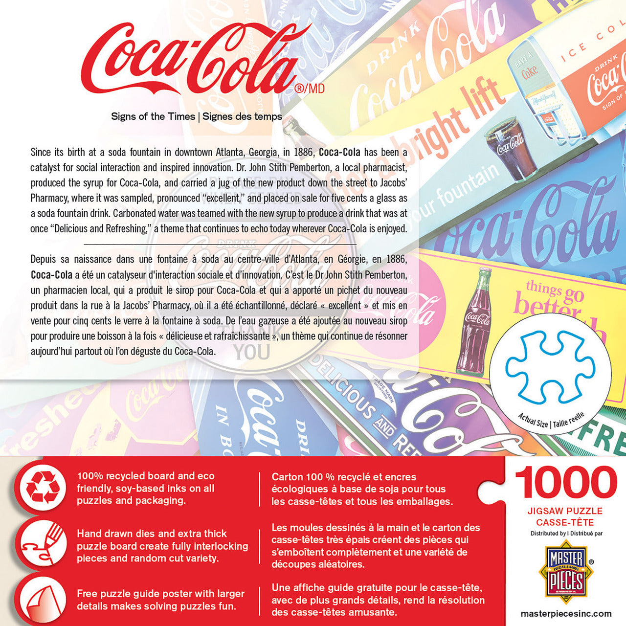 Coca-Cola Signs of The Times, 1000pcs