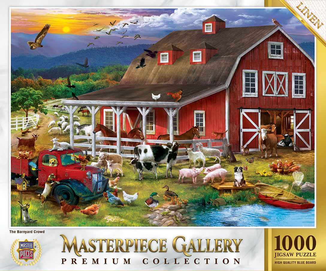 La foule de la basse-cour, 1000pcs