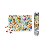 Chien parti - mini puzzle