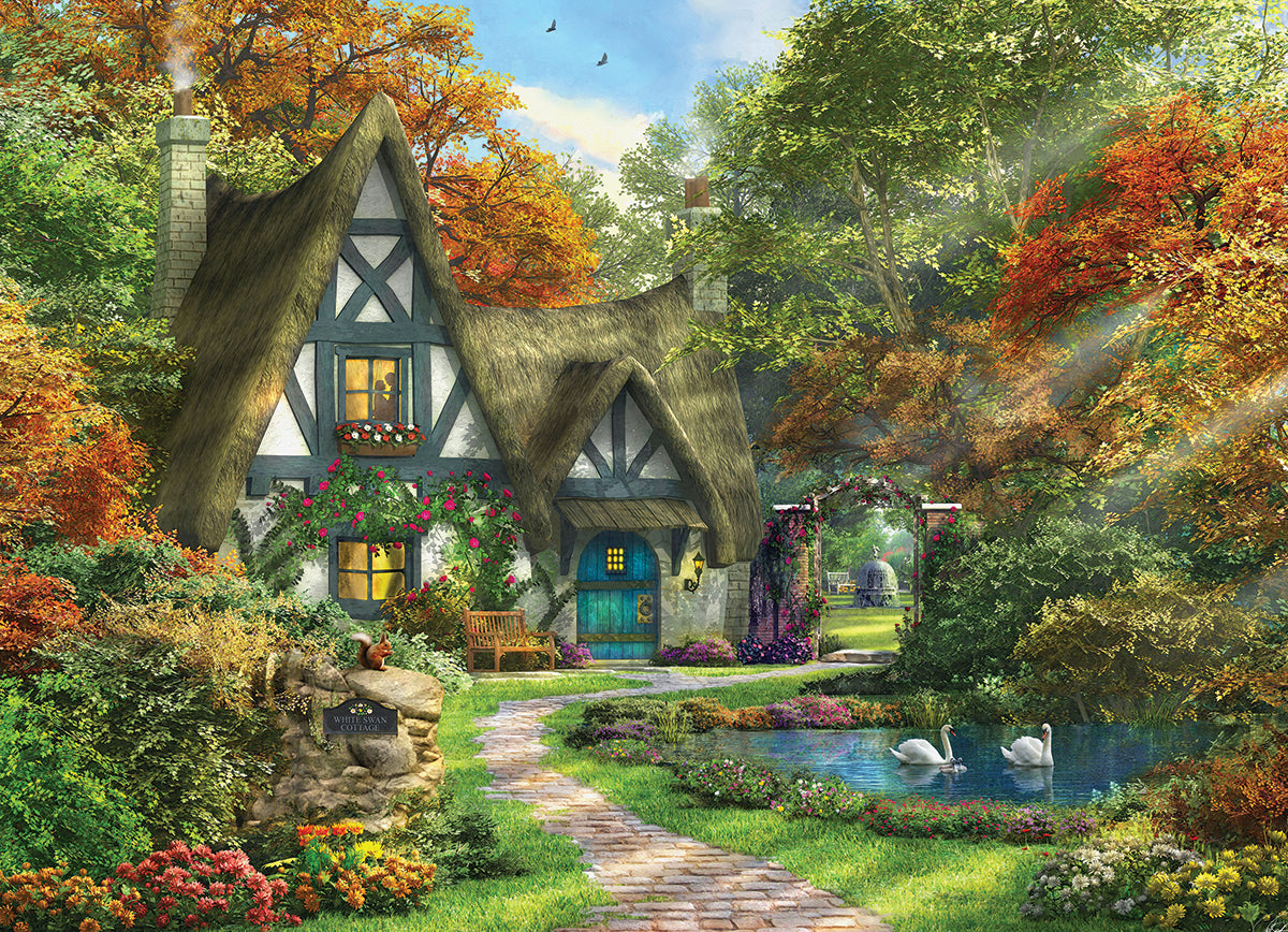 White Swan Cottage, Dominic Davison - JigsawJungle.com - JigsawJungle.com