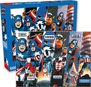 DMG Marvel Captain America Timeline (1000 pièces) (BOÎTE ABÎMÉE)