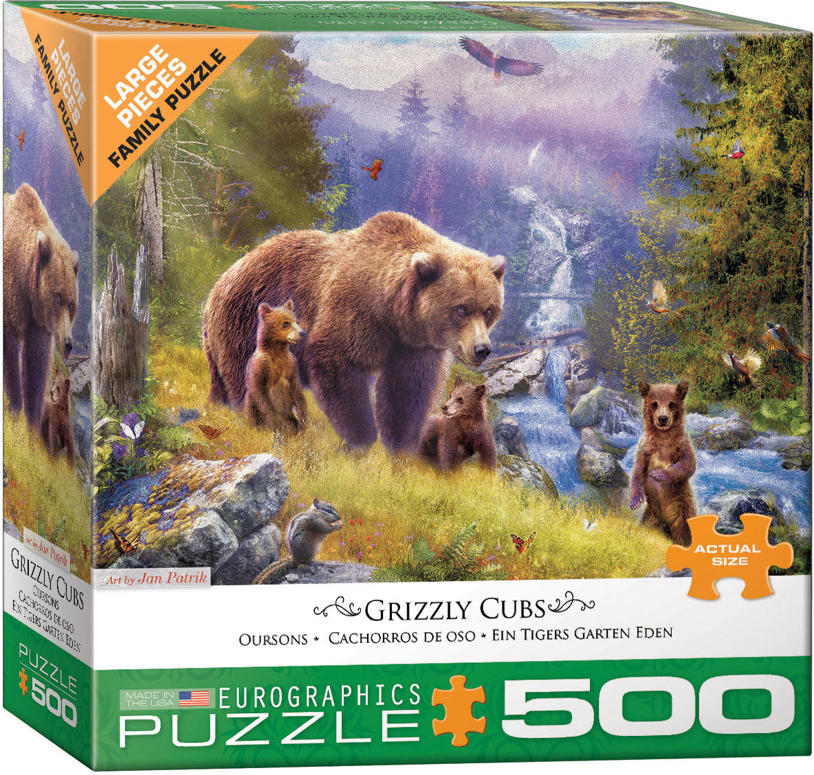 Grizzly Cubs, Jan Patrik Krasny (500XLpcs)