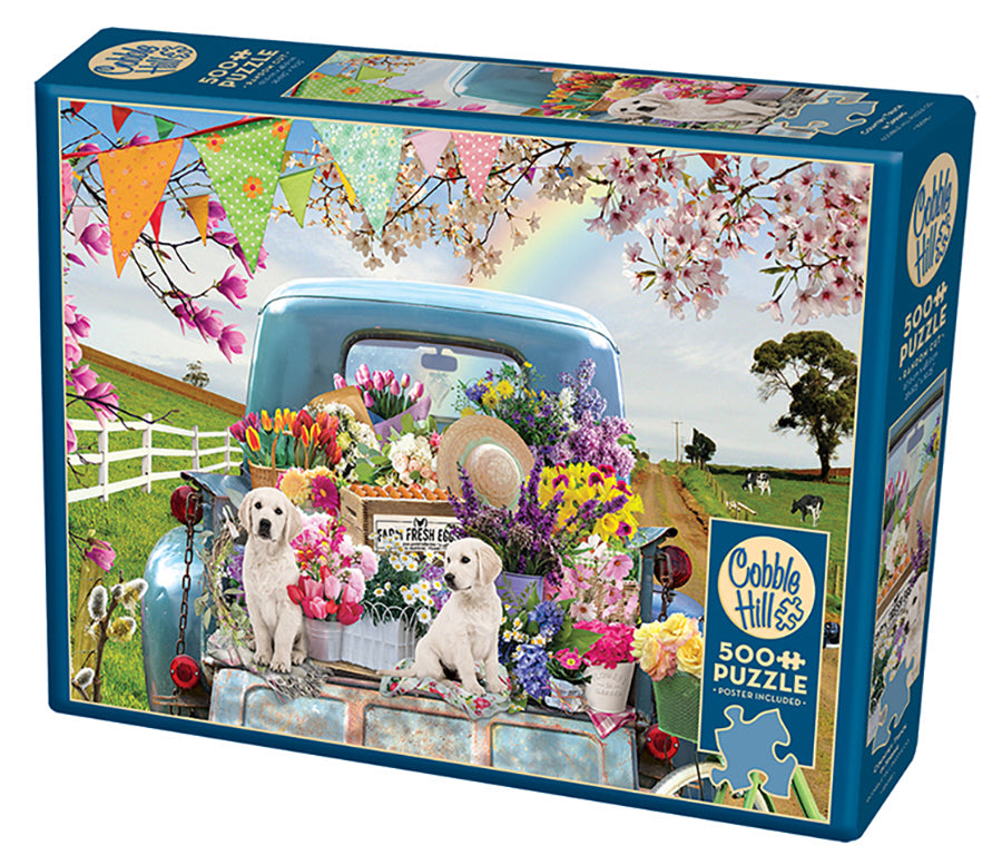 Country Truck In Spring (500pcs)