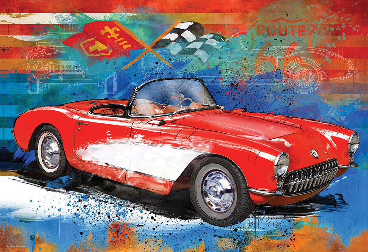 Corvette Cruising Collectable Tin (550pcs)