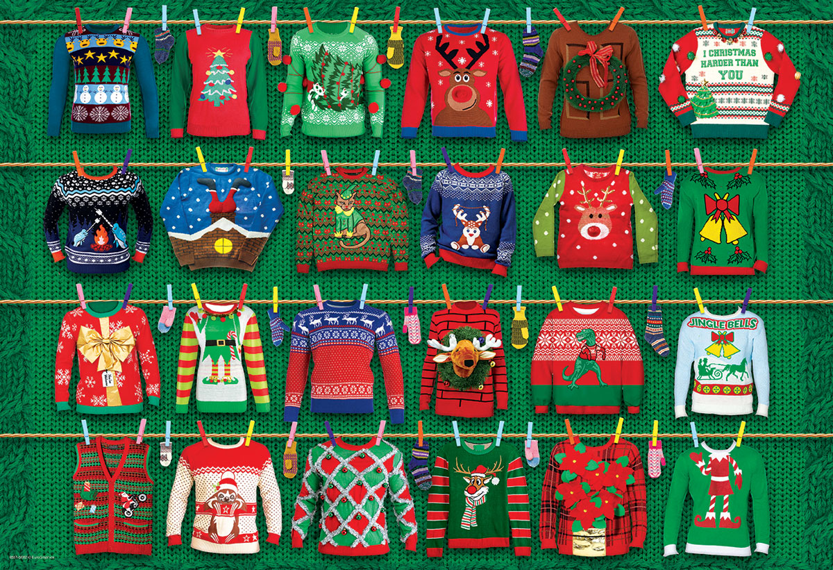 Ugly Christmas Sweaters Collectable Tin (550pcs)