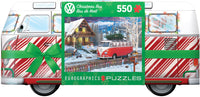 VW Christmas Bus Collectable Tin (550pcs)