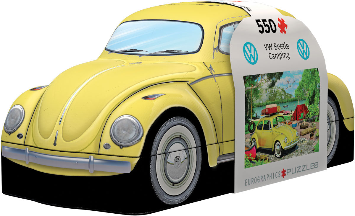 VW Beetle Camping Collectable Tin (550pcs)
