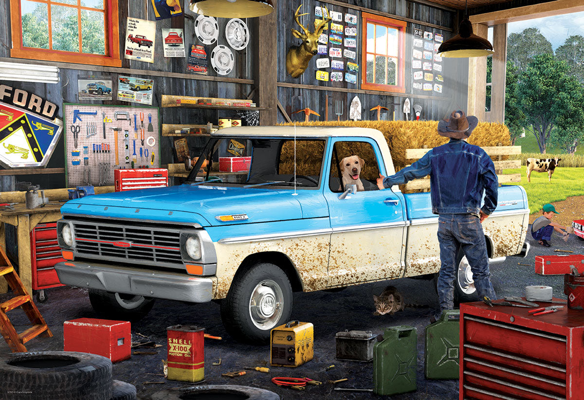 Ford Pick Up Truck Collectable Tin (550pcs)