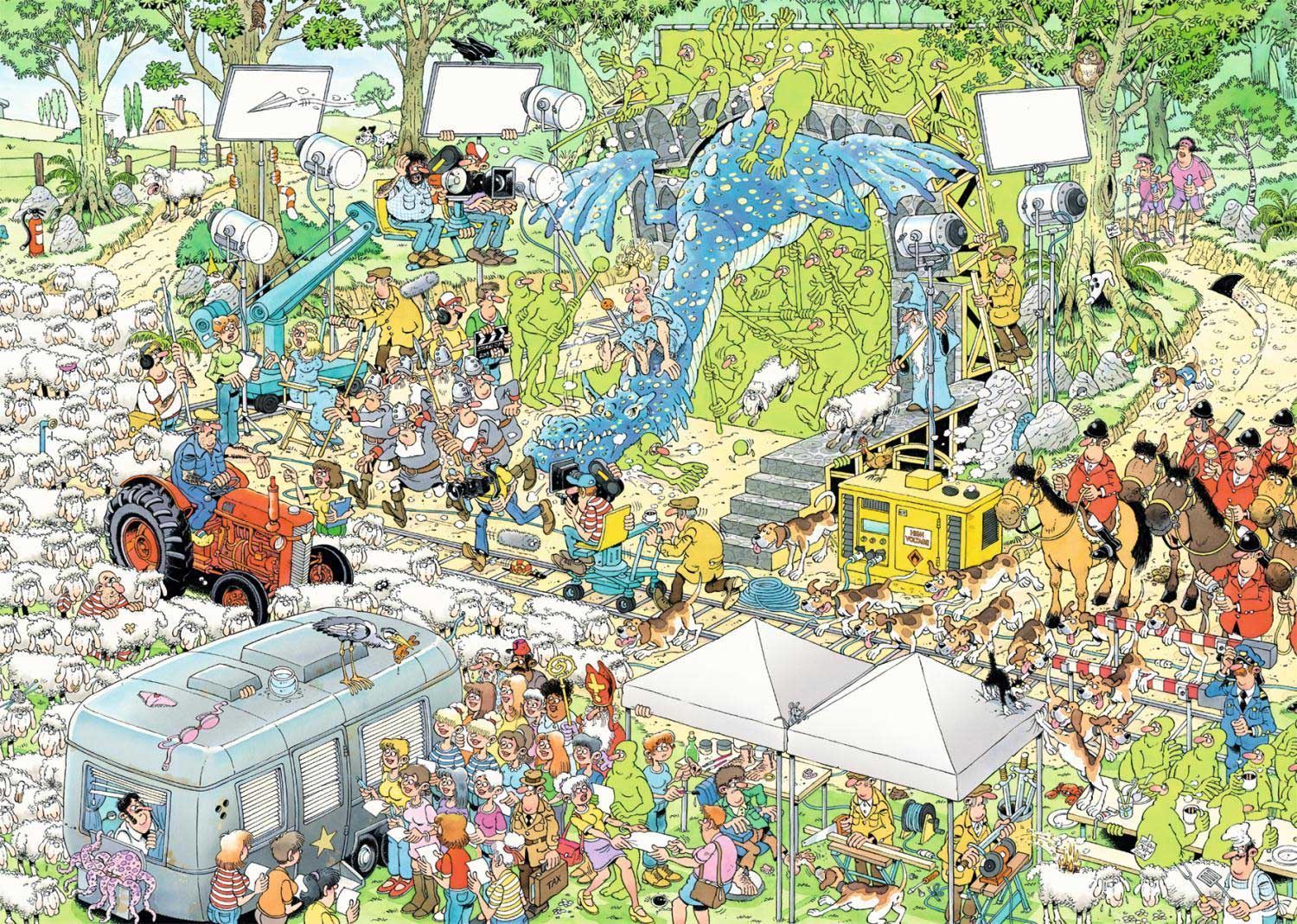 Le tournage / le Plateau de Cinéma, JVH (1000pcs)