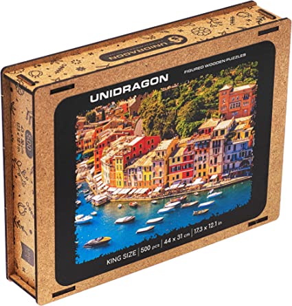 Italian Riviera (Size M) (Wooden Jigsaw Puzzle)