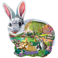 Bunny Hollow, Mary Thompson (Shaped Puzzle)