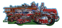 Classic Firetrucks (Shaped)