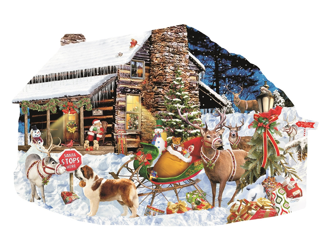 Santa's Rest Stop (Shaped)