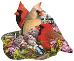 Spring Cardinals, Lori Schory (Shaped Puzzle)