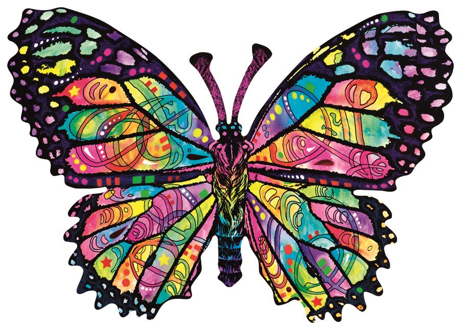 DMG Shaped - Stained Glass Butterfly, Dean Russo (DAMAGED BOX)