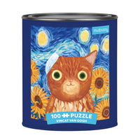 Vincat Van Gogh Artsy Cat In A Tin (100pcs)