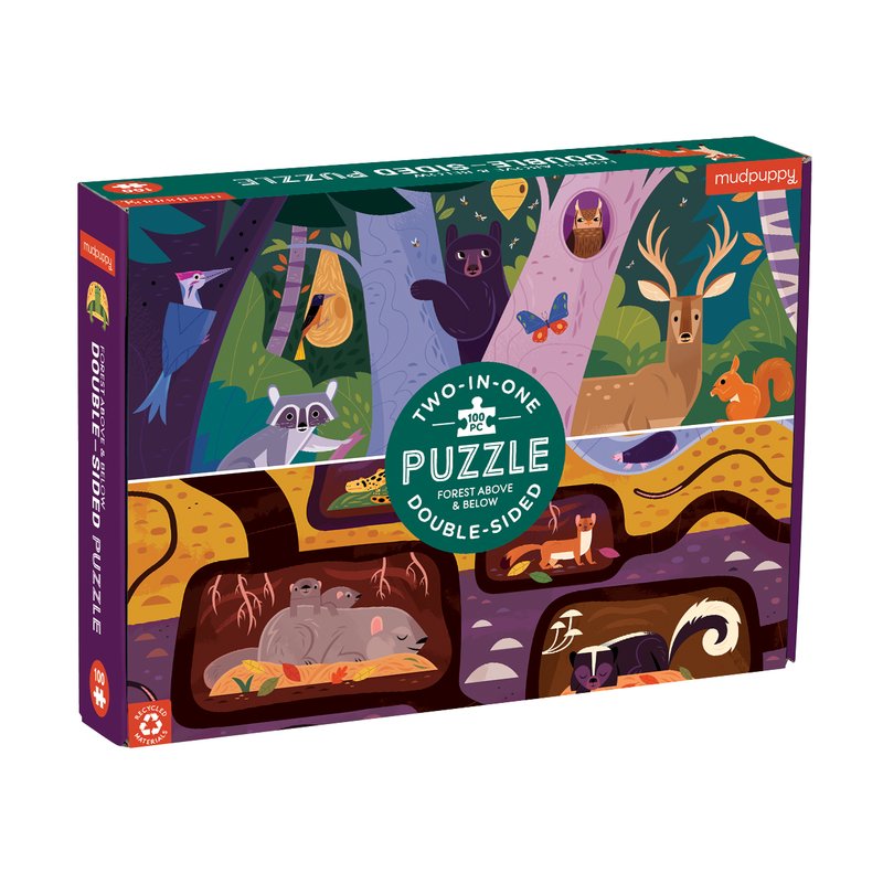 Forêt au-dessus et en dessous du double face (100pcs)