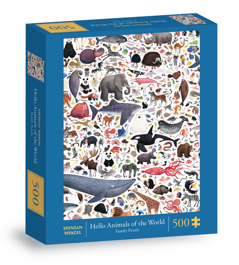 Bonjour les animaux du monde (1000pcs)