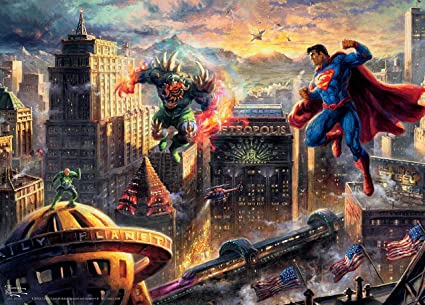 Justice League - Superman: Man Of Steel, Thomas Kinkade (1000pcs)