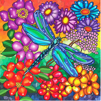 Blue Lady (Belle Demoiselle), Anie Maltais (1000pcs SQUARE)