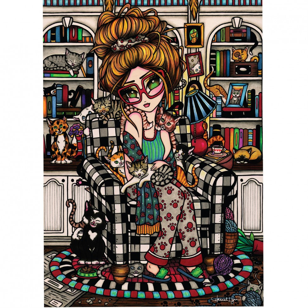 Crazy Cat Lady, Hannah Lynn (1000pcs)