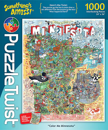 Color Me Minnesota - Something's Amiss! (1000pcs)