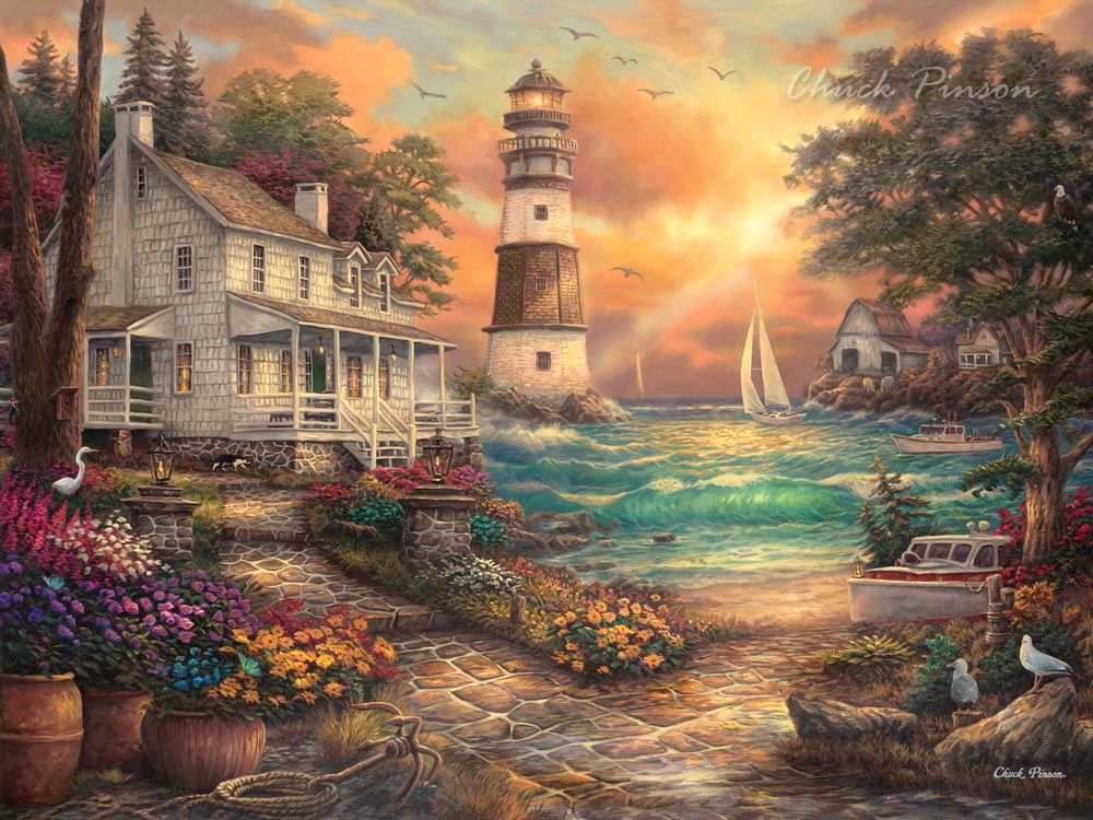 Cottage by the Sea, Chuck Pinson (500pcs)