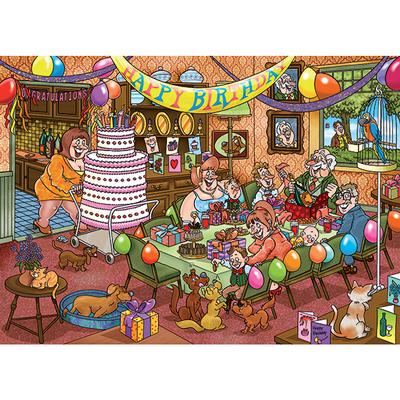Wasgij Mystery #16, Birthday Surprise (Anniversaire surprise)