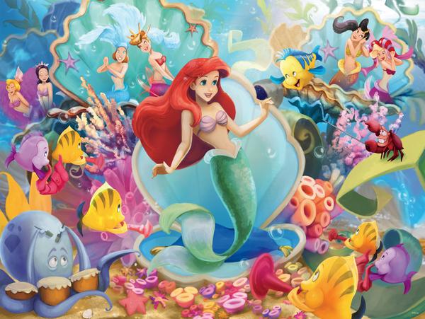 DISNEY ARIEL AND FRIENDS - OVERSIZED PIECES