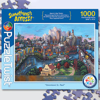 PFG Downtown St. Paul - Something's Amiss (1000pcs) (Usage/Used - PUZZLES FOR GOOD)
