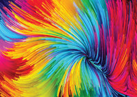 Swirl de peinture colorée (1000pcs)
